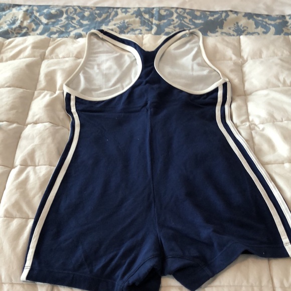 Adidas navy white green tennis ensemble skirt 10 - Picture 4 of 12